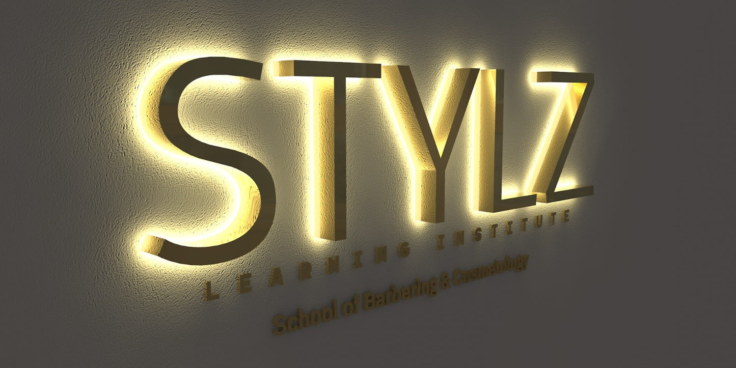 Custom Business Sign for "STYLZ" | 1-Year Warranty
