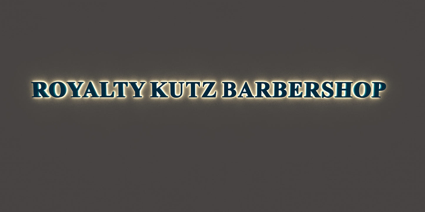 Custom Business Sign for Royalty Kutz | 3-Year Warranty