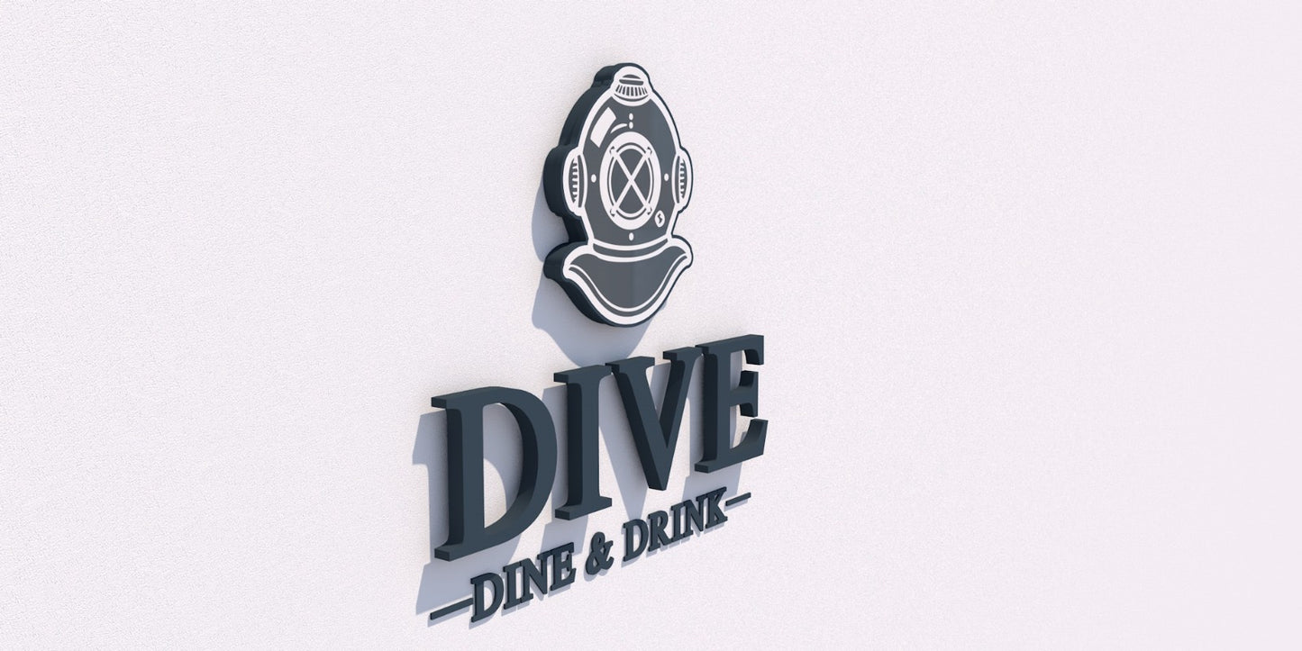 Custom Business Sign for Nicole (DIVE)