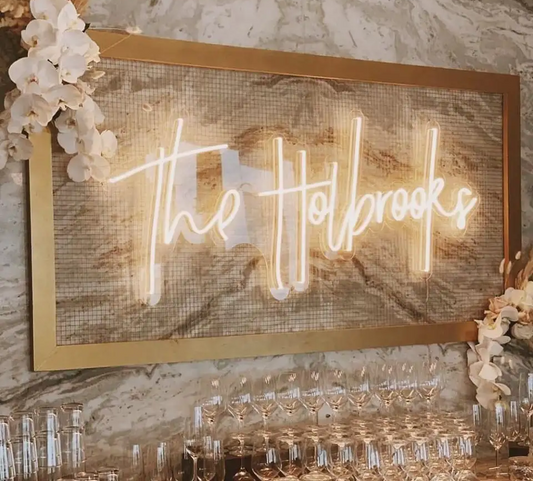 LED Neon sign with bright illumination for party decor