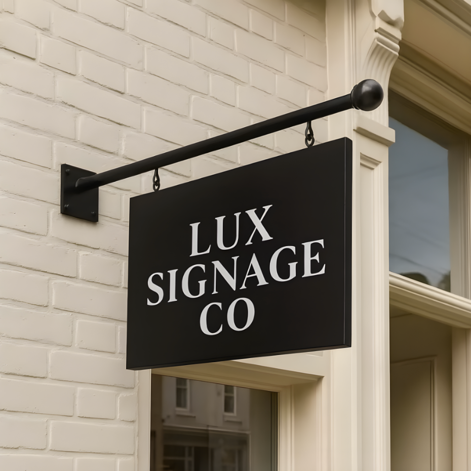 Flat-cut Hanging Blade Sign