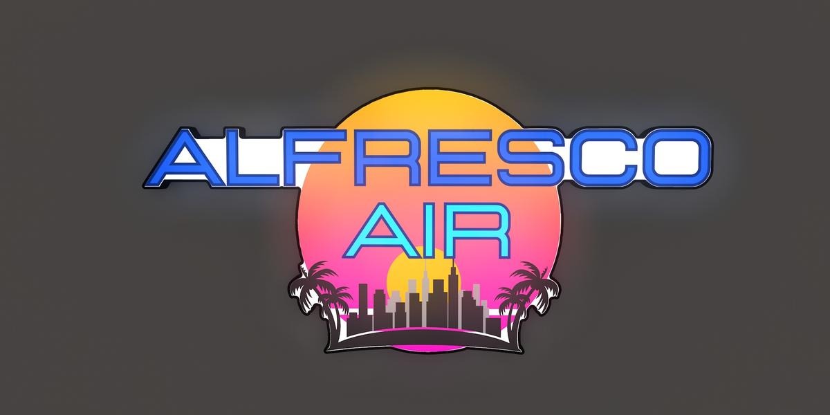 Custom Business Sign for "Alfresco Air" | 1-Year Warranty