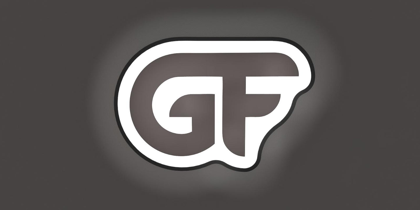 Custom Business Sign for "GF" | 1-Year Warranty
