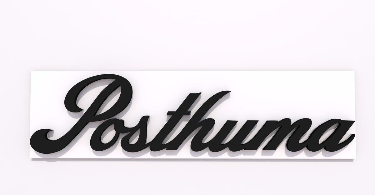Custom Business Sign for "Posthuma" | 1-Year Warranty