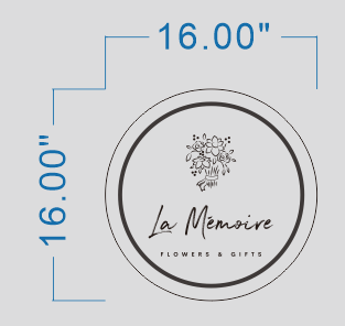 Custom Business Back Lit Acrylic Sign (Clear) | 1-Year Warranty