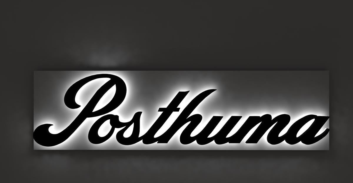 Custom Business Sign for "Posthuma" | 1-Year Warranty