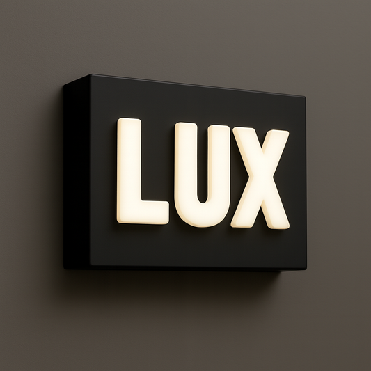 Trim-cap Front-lit Lightbox