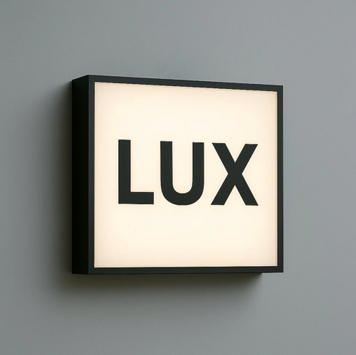 Trim-cap Front-lit Lightbox