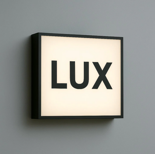 Trim-cap Front-lit Lightbox