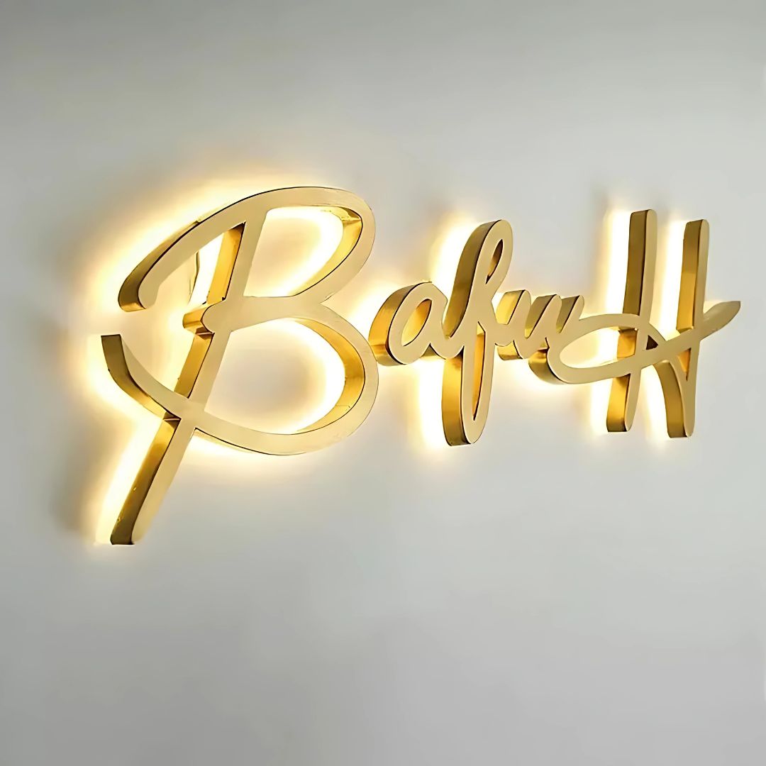 Backlit Signs for Business, Custom Logo Signs with Lights - Made to Order