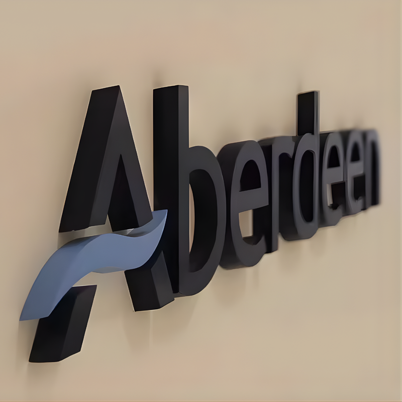 Professional 3D non-illuminated sign with dimensional letters