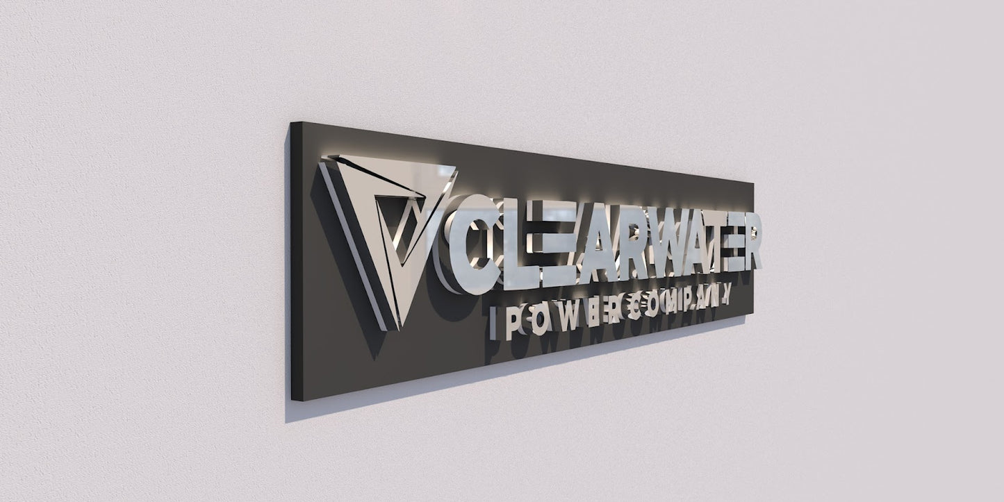 Custom Business Sign for CLEARWATER