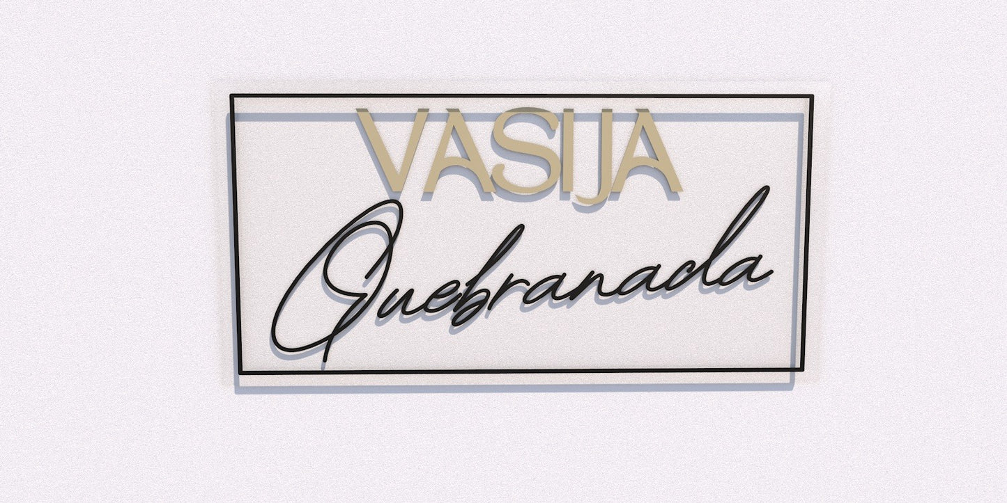 Custom Business Sign for Wanda Figueroa