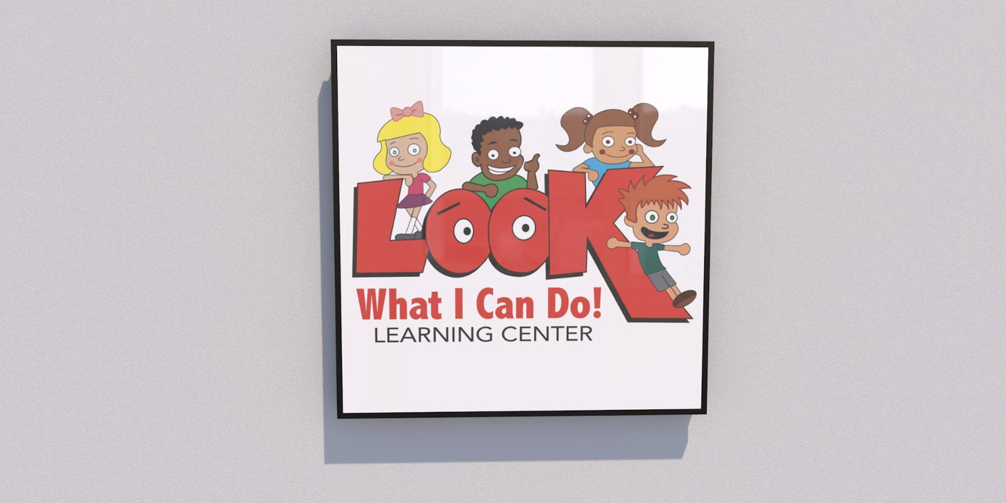 Custom Business Sign for Look What I Can Do