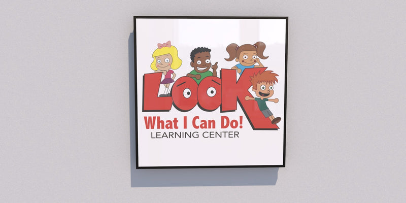 Custom Business Sign for Look What I Can Do