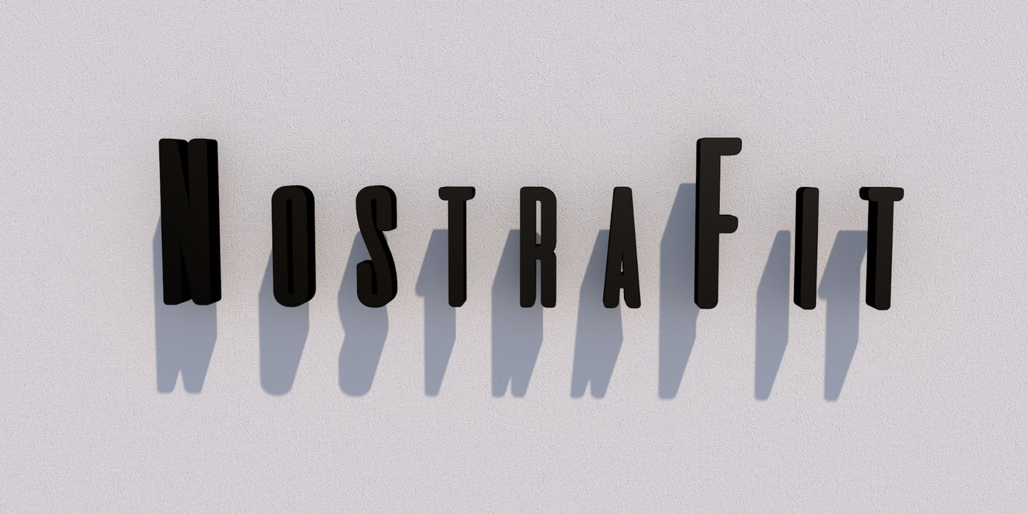 Custom Business Sign for Nostra Fit