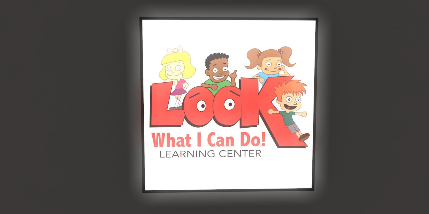 Custom Business Sign for Look What I Can Do