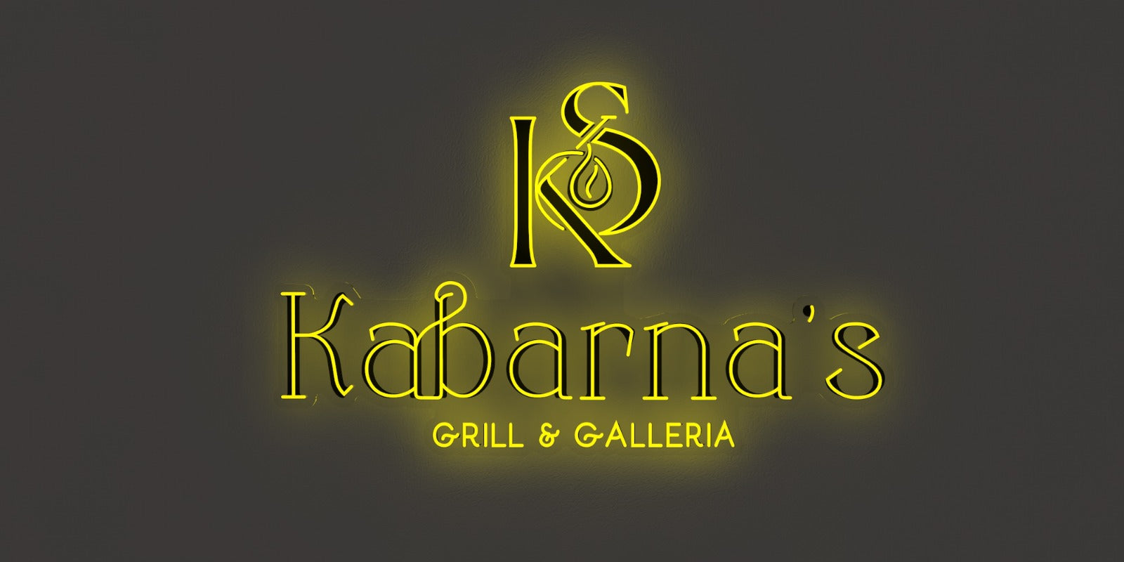 Custom Business Sign for Kabarna's Grill & Galleria