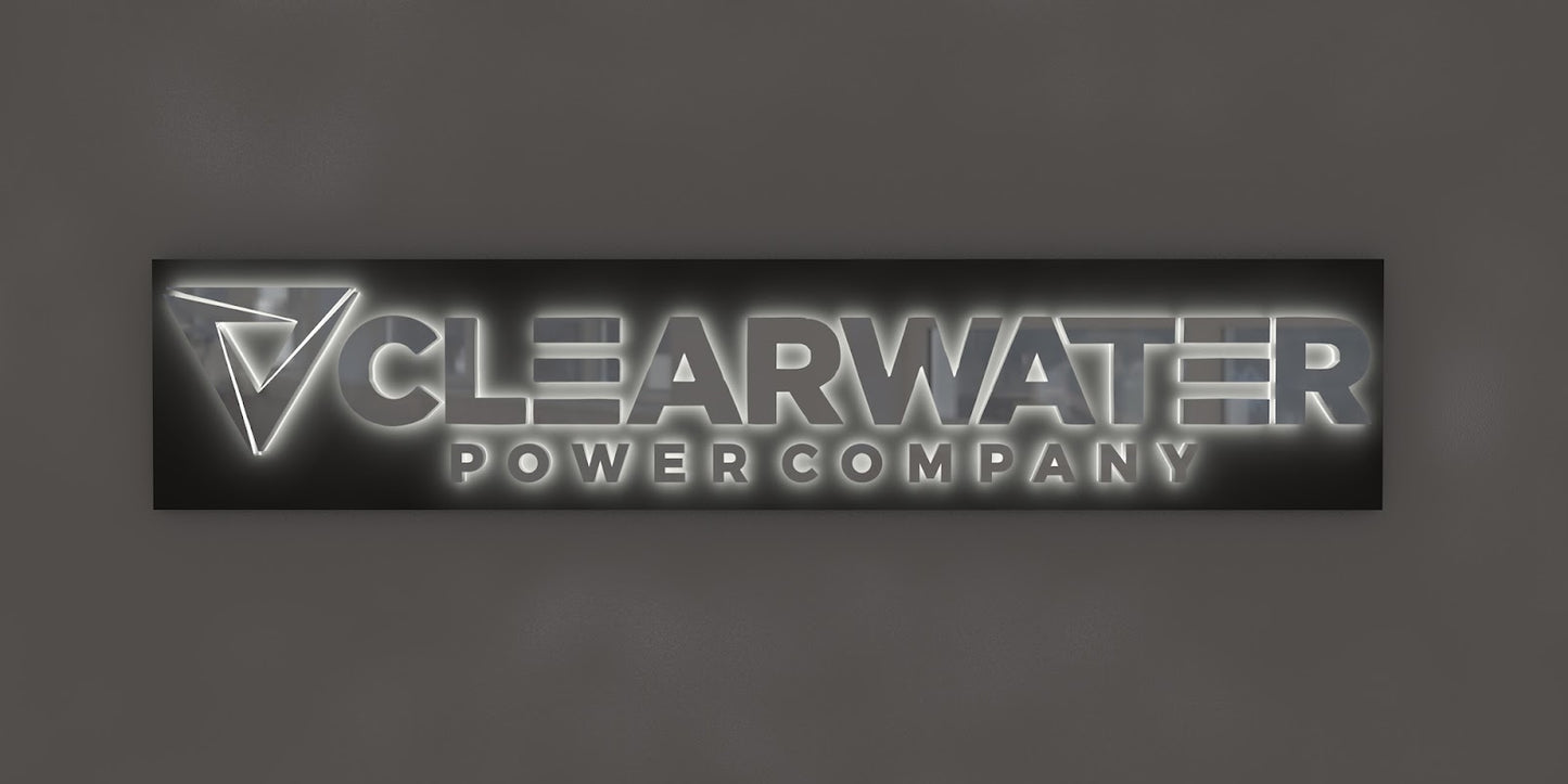 Custom Business Sign for CLEARWATER