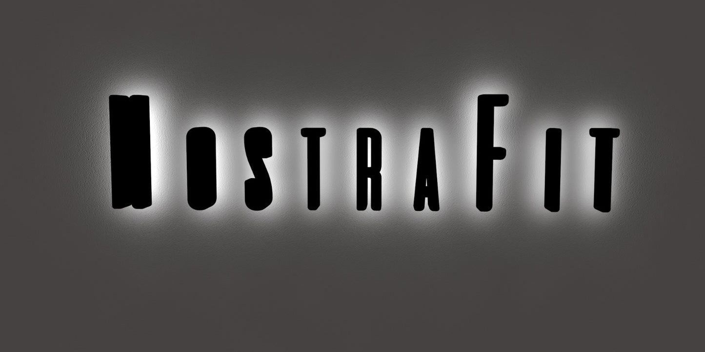 Custom Business Sign for Nostra Fit