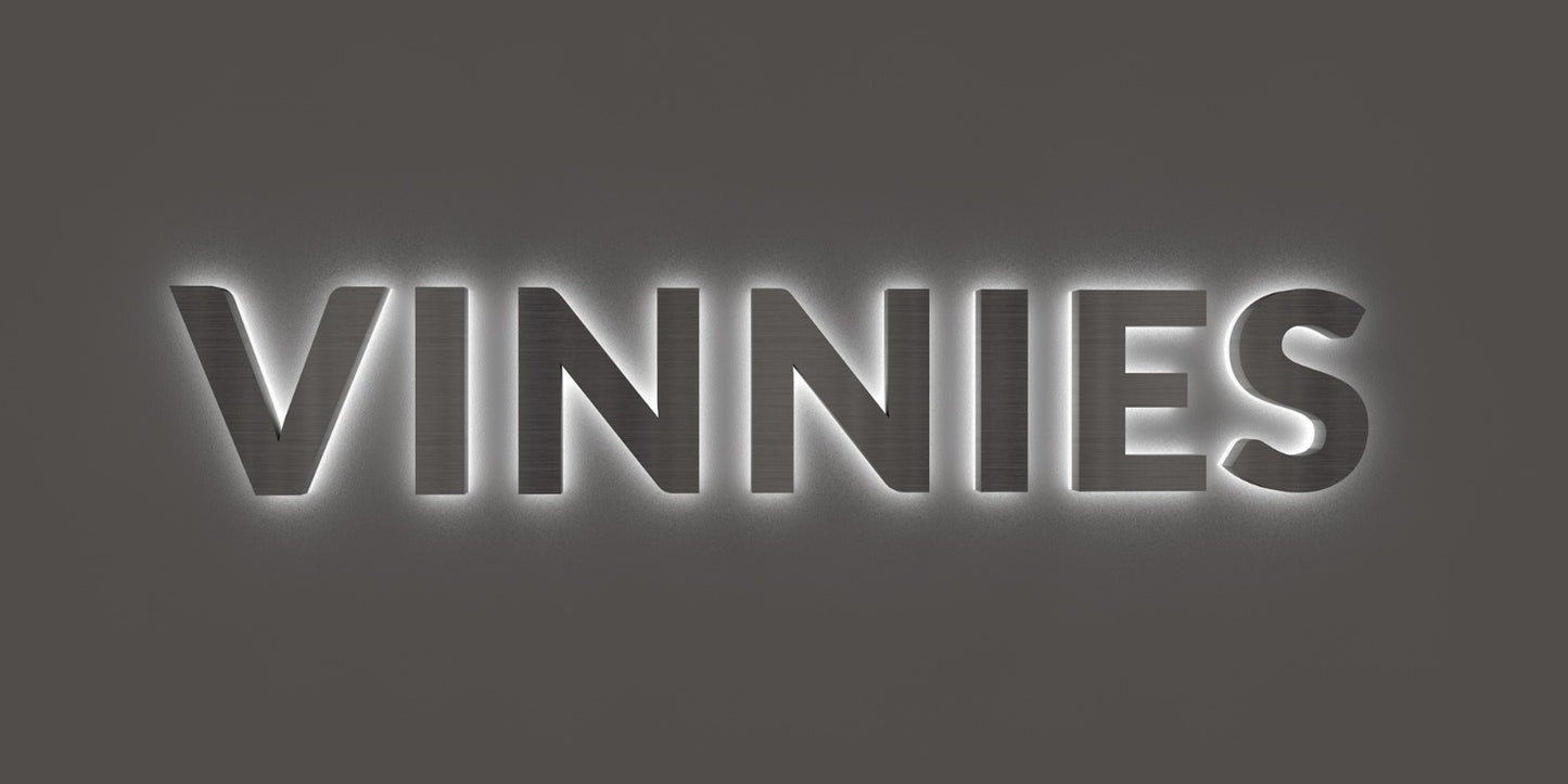 Custom Business Sign for Vinnies