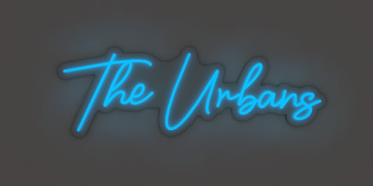 Custom LED Neon Sign for the Urbans | 1-Year Warranty