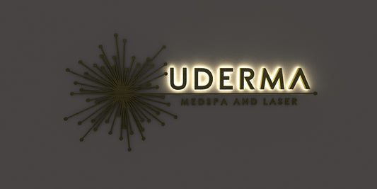 Custom Business Sign for "UDERMA" | 3-Year Warranty