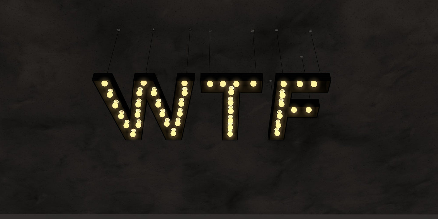 Custom Business Sign for Zafer Ahmed | WTF