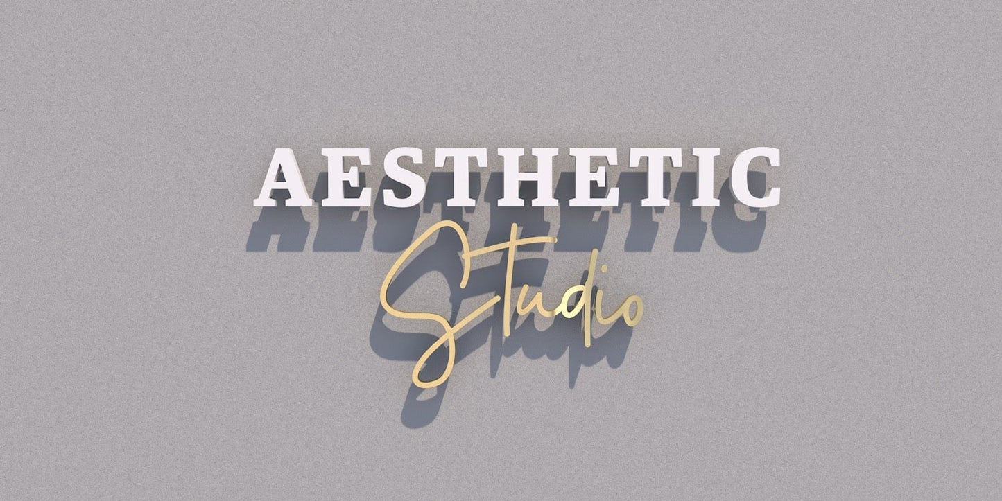 Custom Business Sign for Aesthetic Studio