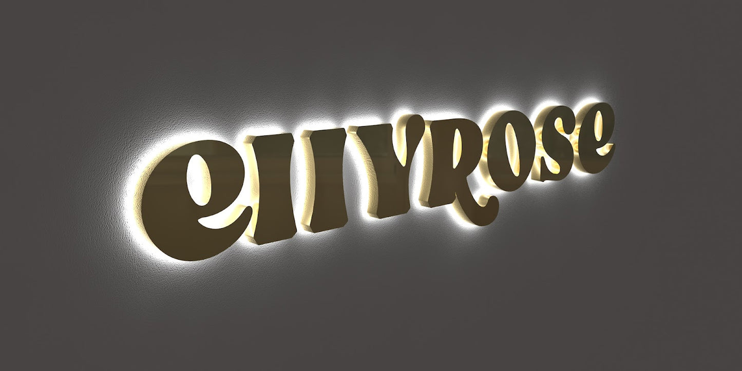 Custom Business Sign for Elly Rose