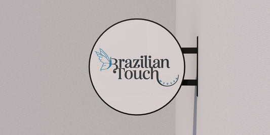 Custom Business Signs for Tanya (Brazilian Touch) Blade Sign + BackLit Channel Letters