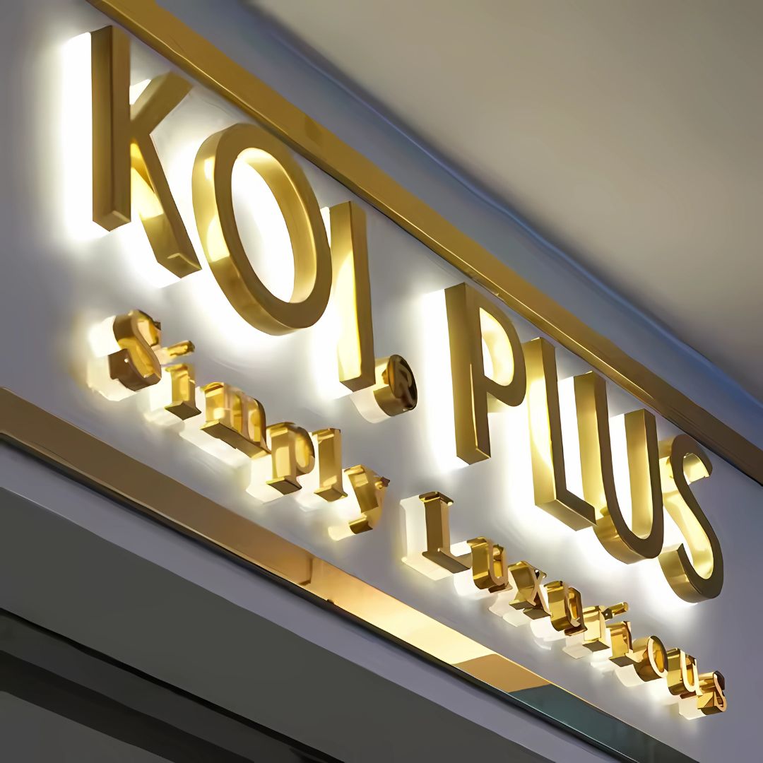 Backlit Signs for Business, Custom Logo Signs with Lights - Made to Order