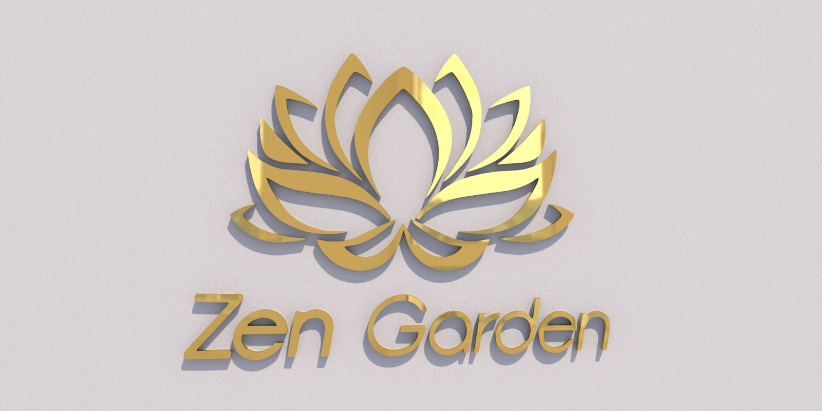 Custom Business Sign for Zen Garden