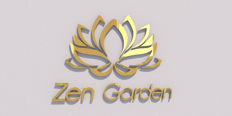 Custom Business Sign for Zen Garden