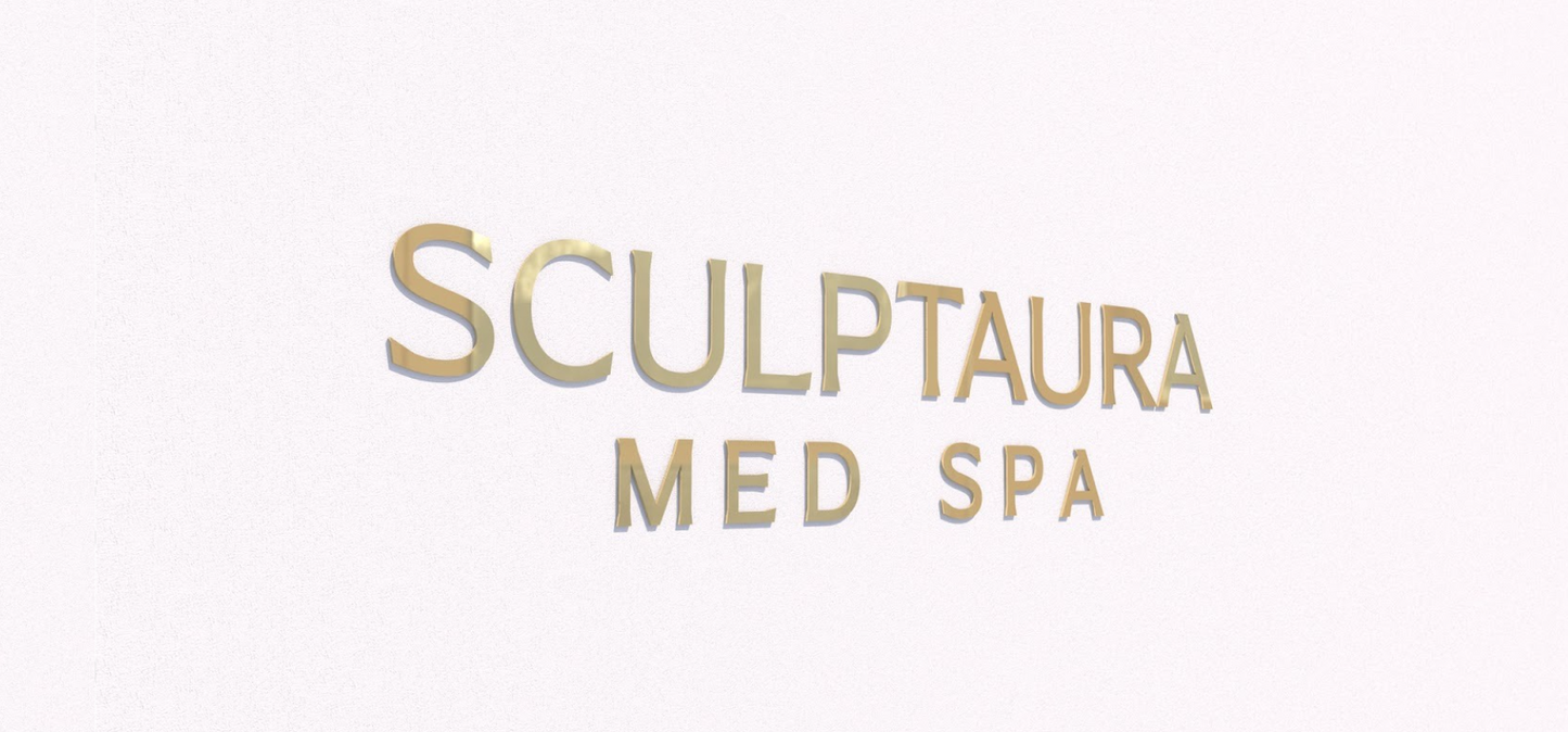 Custom Business Sign for Sculptaura Med Spa