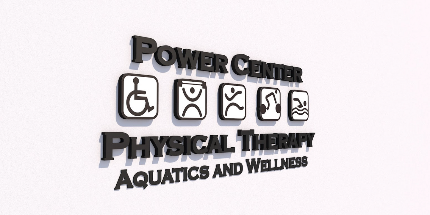 Custom Business Sign for Power Center Physical Therapy