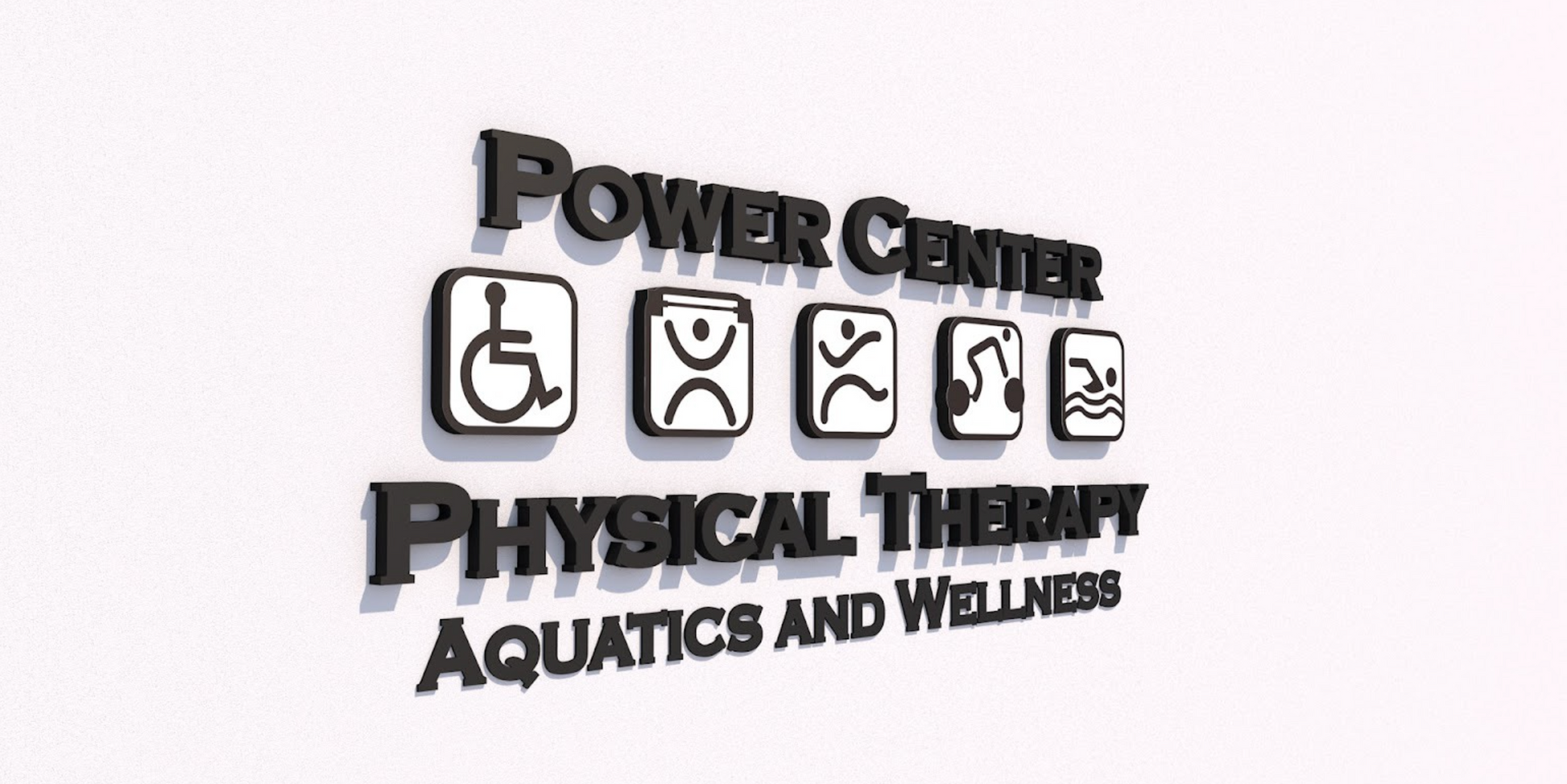 Custom Business Sign for Power Center Physical Therapy