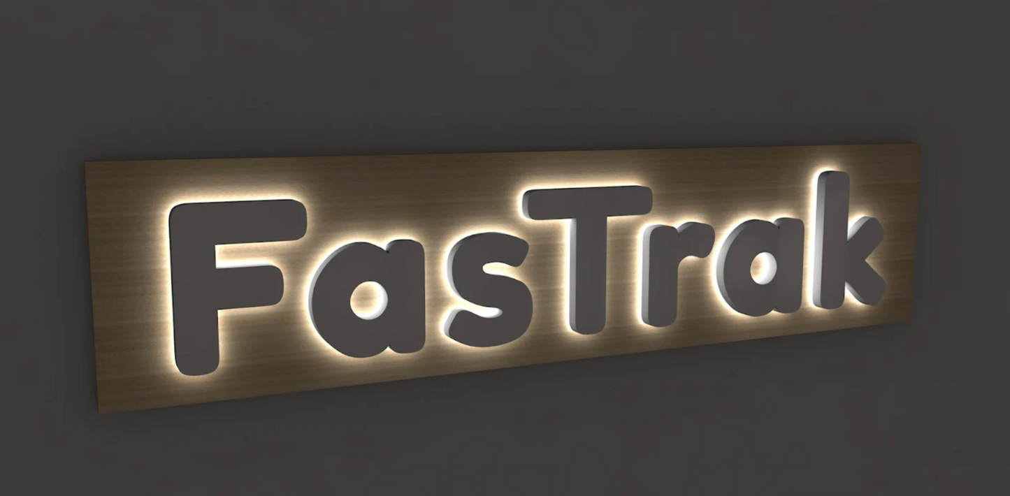 Custom Business Sign for FasTrak