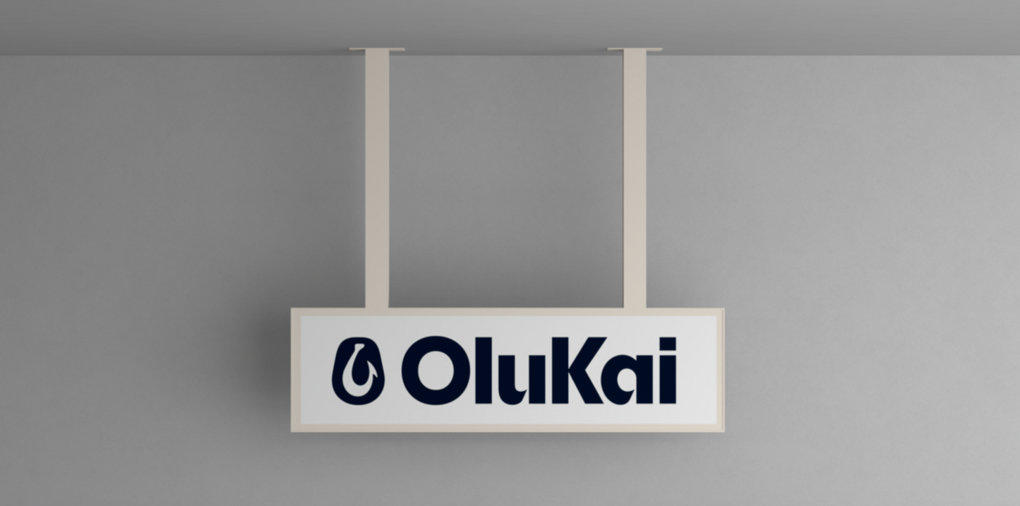 Custom Business Sign for OluKai