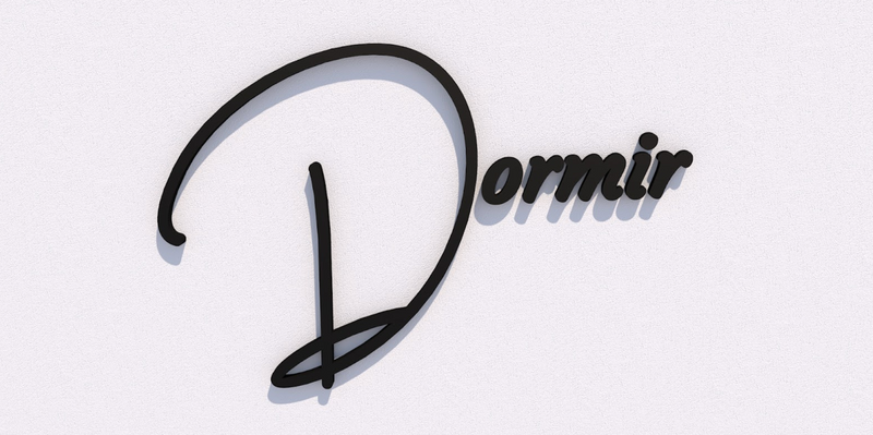 Custom Business Sign for Dormir
