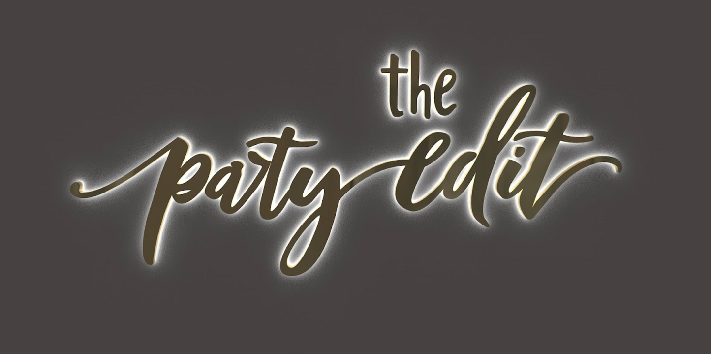 Custom Business Sign for The Party Edit (Final DEPOSIT)
