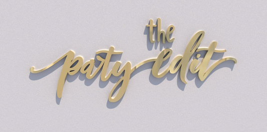 Custom Business Sign for The Party Edit (Final DEPOSIT)