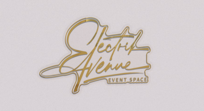 Custom Business Sign for Electrik Avenue Event Space