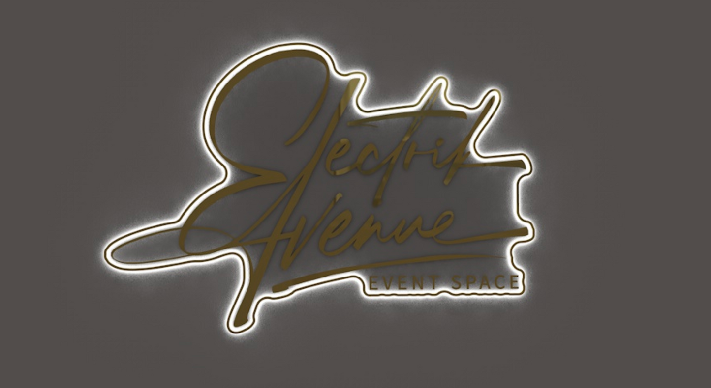 Custom Business Sign for Electrik Avenue Event Space