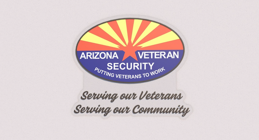 Custom Business Sign for Arizona Veteran Security