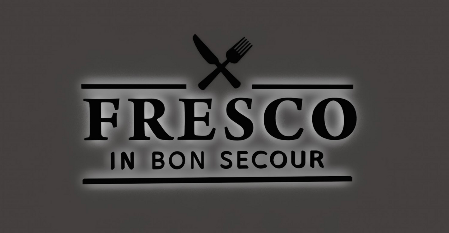 Custom Business Sign for Fresco