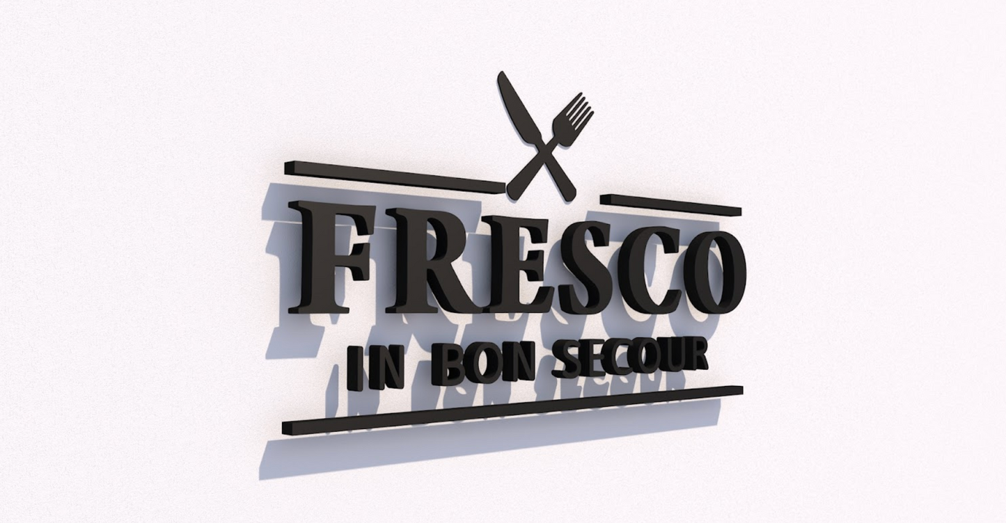 Custom Business Sign for Fresco