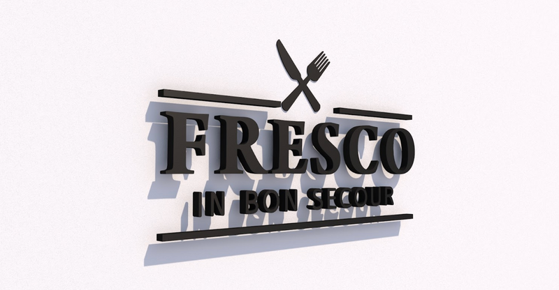 Custom Business Sign for Fresco