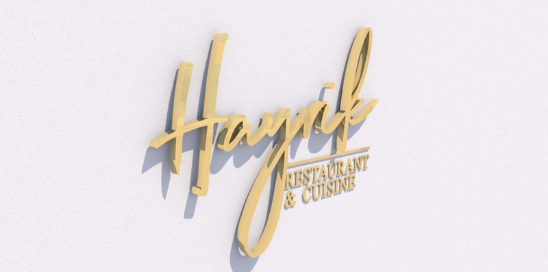 Custom Business Sign for Hayrik