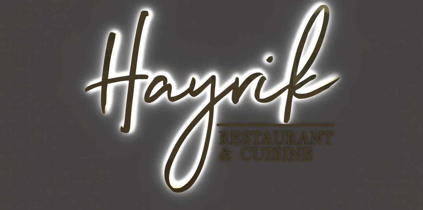 Custom Business Sign for Hayrik